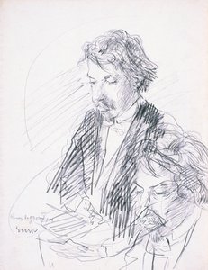 Portrait of the artist, Henry de Groux by James Ensor