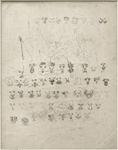 Series of Masks by James Sidney Ensor