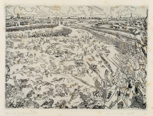 The Battle of the Golden Spurs by James Ensor
