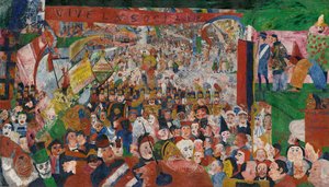 The Entry of Christ into Brussels in 1889, 1888
