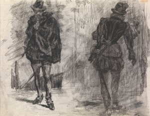 Two Spanish Soldiers, One Seen from the Front, the Other from the Back