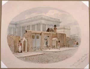 Montague House wall, British Museum, London by James Findlay