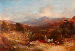 Lochnagar Looking up Glen Gelder by James Giles