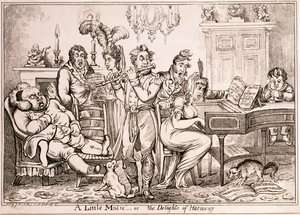 A Little Music or The Delights of Harmony, Engraved by William Brocas, Printed in London by J. Sidebotham