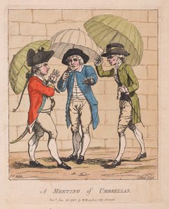 A Meeting of Umbrellas, pub. 1782
