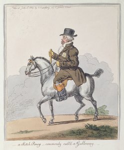 A Scotch Poney, commonly called a Galloway, published by Hannah Humphrey in 1803