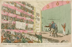 Acting Magistrates Committing Themselves, Being Their First Appearance as Performed at the National Theatre Covent Garden, 1809