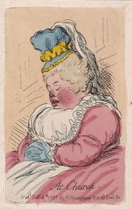 At Church, pub. 1791