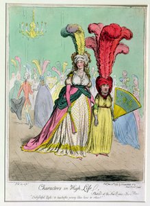 Characters in High Life, published by Hannah Humphrey in 1795