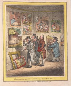 Connoisseurs Examining a Collection of George Morlands