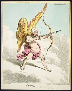 Cupid, from the New Pantheon No.4, published by Hannah Humphrey, 1799