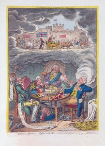 Delicious Dreams: Castles in the Air! - Glorious Prospects!, pub. 1808