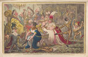 Dilettanti Theatricals or a Peep at the Green Room, vide. Pic-Nic-Orgies, pub. 1803
