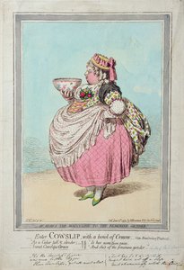 Enter Cowslip, with a Bowl of Cream, Published by Hannah Humphrey in 1795