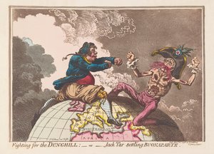 Fighting for the Dunghill or Jack Tar settling Buonaparte