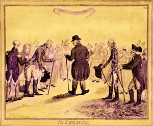 George III - caricature by James Gillray