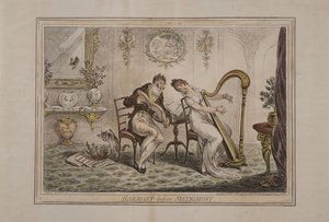 Harmony before Matrimony, published by Hannah Humphrey, 1805