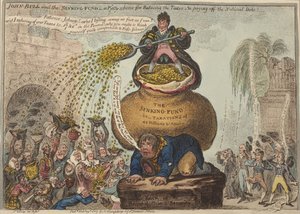 John Bull and the Sinking Fund by James Gillray