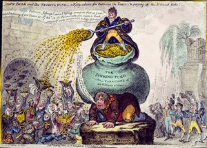 John Bull and the Sinking Fund or A Pretty Scheme for Reducing Taxes and Paying off the National Debt