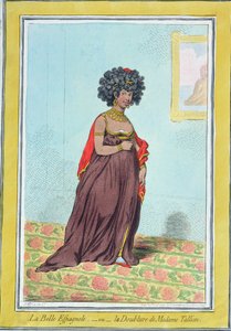 La Belle Espagnole, or La Doublure de Madame Tallien, published by Hannah Humphrey in 1796
