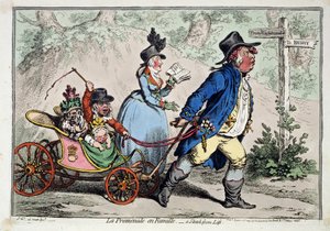 Family Walk by James Gillray