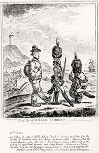 Plate 2, from The Life of William Cobbett, written by himself, pub. by H. Humphrey