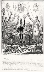 Plate 7, from The Life of William Cobbett, written by himself, pub. by H. Humphrey