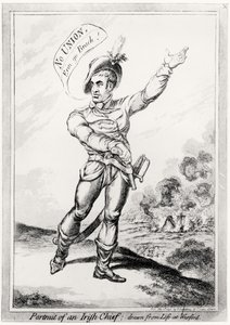 Portrait of an Irish Chief, drawn from life at Wexford, pub. by H. Humphrey, 10th July 1798