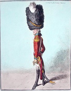 Portrait of an officer, published by Hannah Humphrey in 1800