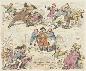 Sans-culottes Feeding Europe with the Bread of Liberty, 1793 (Sans-culottes, feeding Europe with the Bread of Liberty)