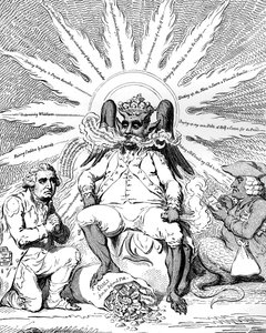 Satan in all his Glory..., 1792 by James Gillray