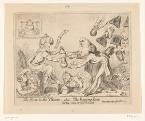 Caricature of Warren Hastings, 1788 by James Gillray
