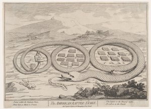 The American Rattle Snake, April 12, 1782 by James Gillray.