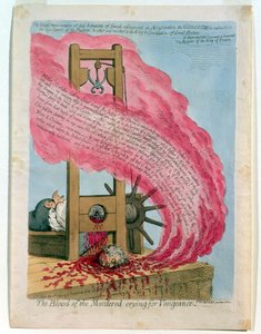The Blood of the Murdered Crying for Vengeance by James Gillray