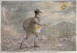 The Generae of Patriotism, or The Bloomsbury Farmer Planting Bedfordshire Wheat