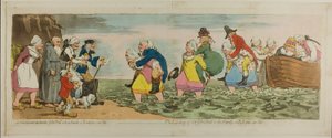 The Landing of Sir John Bull & His Family, at Boulogne sur Mer