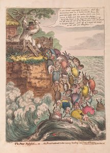 The Pigs Possessed: or the Broad bottomd Litter running headlong into the Sea of Perdition, pub. 1807