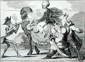 The Political Banditti Assailing the Saviour of India