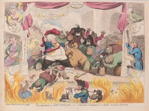 The Surrender of Amsterdam or The Duke of Brunswick in a Bustle, pub. 1787