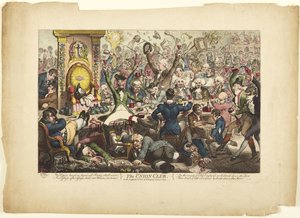 The Union Club by James Gillray