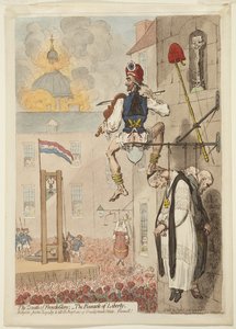 The Zenith of French Glory by James Gillray