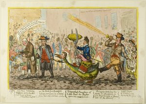 Triumphal Procession of Little Paul the Tailor Upon His New Goose