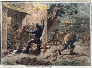 United Irishmen Upon Duty, published by Hannah Humphrey in 1798