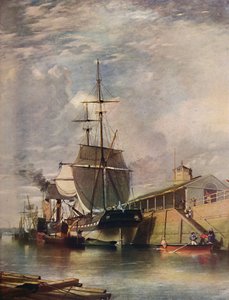 Belfast Harbour - Ferry Steps by James Glen Wilson