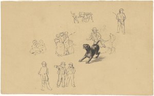 Barking Dog and Studies for 
