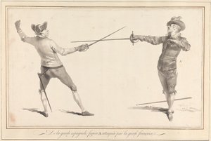 De la Garde Espagnole, Figure A Attacked by the French Guard
