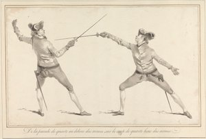 De la Parade de Quarte au Dehors des Armes sur le Coup de Quarte hors des Armes by James Gwin