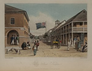 Harbour Street, Kingston by James Hakewill