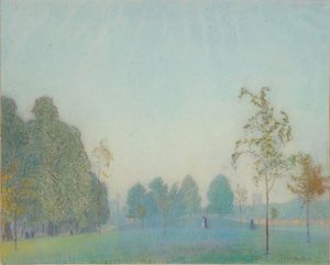 Park Scene and Tower by James Hamilton Hay