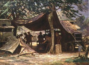 The Motor Transport Repair Workshop, South Africa by James Hamilton Mackenzie
